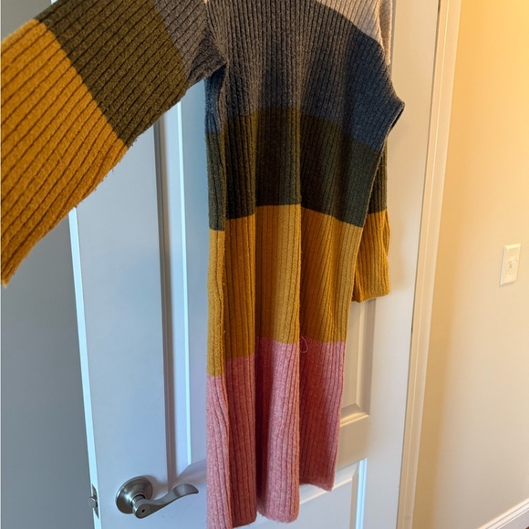 Madewell Multicolor Striped Sweater Dress - Picture 5 of 11